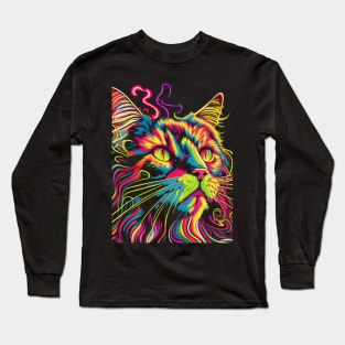 Psychedelic Cat 31.0 Long Sleeve T-Shirt